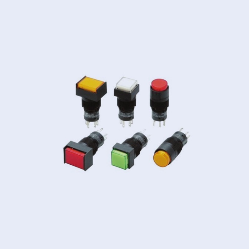 A3C系列按鈕歐姆龍開關（帶燈、不帶燈）（圓型φ12）